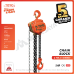 Chain Block Toyo 2 Ton x 15 Meter (8Milimeter) - Image 2