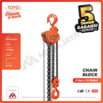Chain Block Toyo 3 Ton x 15 Meter (8Milimeter) - Image 2