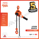 Lever Block Toyo 0,75 Ton x 5 Meter (6,3Milimeter) - Gambar 2