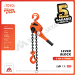 Lever Block Toyo 3 Ton x 5 Meter (9Milimeter) - Gambar 2