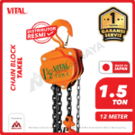 Chain Block Vital JPN 1,5 Ton x 12 Meter