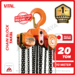 Chain Block Vital JPN 20 Ton x 10 Meter