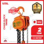 Chain Block Vital JPN 2 Ton x 12 Meter