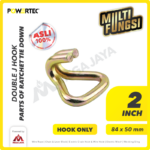 Parts of Ratchet Lashing Powertec 2" : Double J Hook