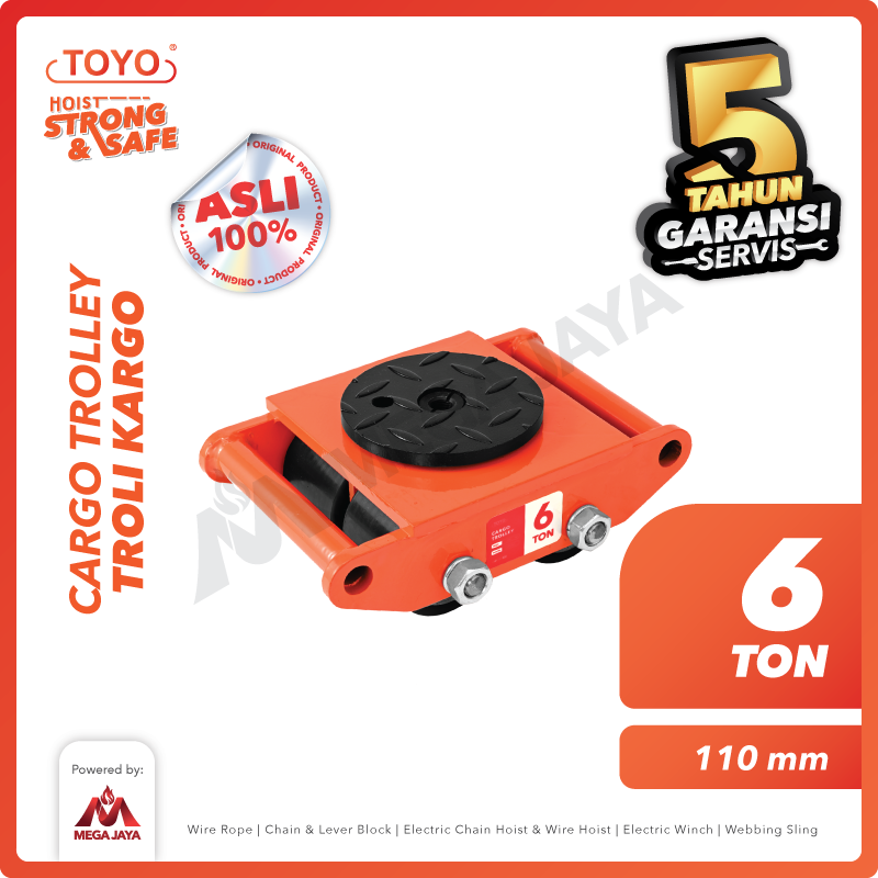 Cargo Trolley Toyo 6 T - 1 Cargo Trolley Toyo 6 Ton - Gambar 1