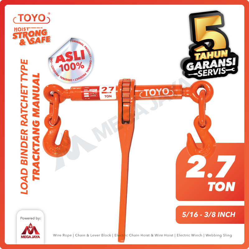 gambar 1 Load Binder Toyo Ratchet Type (Ton) L-140 : 5/16"-3/8" - Gambar 1