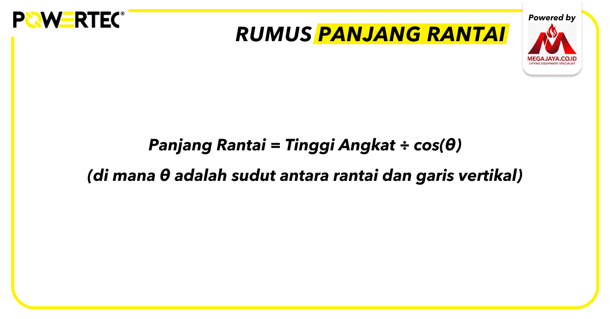 rumus panjang rantai