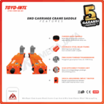 End Carriage / Crane Saddle Toyo 3 T Max. Span 13,5 M (0.4 Kw) - Image 4
