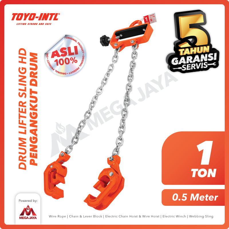 77XfYIn Drum Lifter Toyo HD with Lock 1 T - Gambar 1