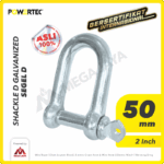 Shackle Powertec Galv D 50mm - 2"