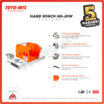 Hand Winch Toyo JHW 1 T - Gambar 2