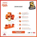 Tripod Hoist Toyo 1 T + Foot Stand - Gambar 4